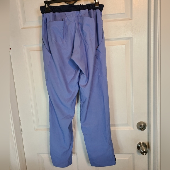 Spread Good Cheer Woman's Scrub Drawstring Pants, Size: Medium Color: Bl… - Picture 13 of 16